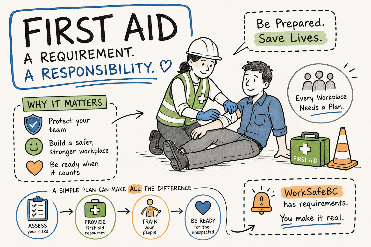 WorkSafeBC First Aid Requirements: What BC Employers Must Know (2024 Updates)